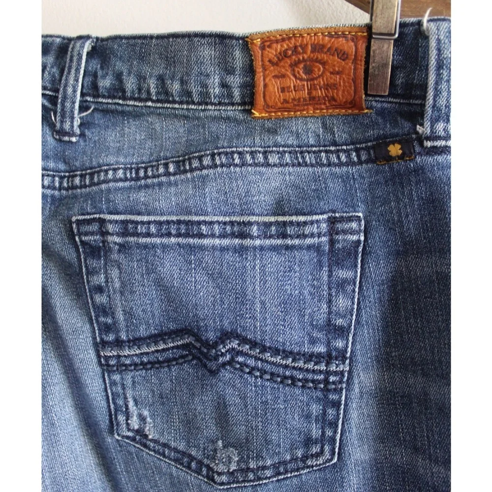 Lucky Brand Vintage Sweet N Low Cropped Jeans 10 30 Preowned - Picture 6 of 8